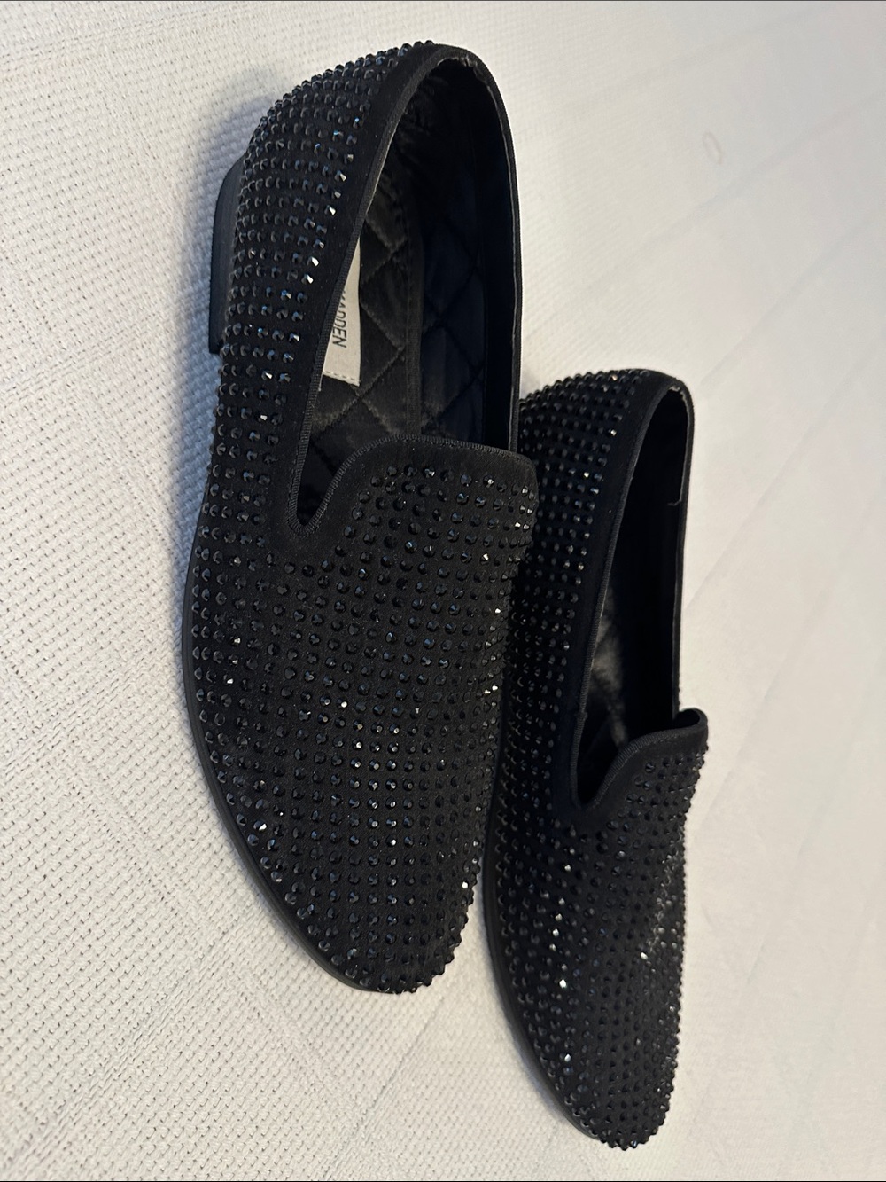 Men’s Costume Dance or Formal Affair Shoes. Black Sparkly 10.5 Steve Madden.